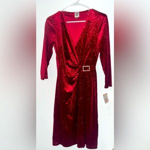 Anne Klein Red Dress - BRAND NEW WITH TAG